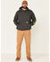 Image #2 - Carhartt Men's Loose Fit Midweight Logo Sleeve Graphic Hooded Sweatshirt, Medium Grey, hi-res