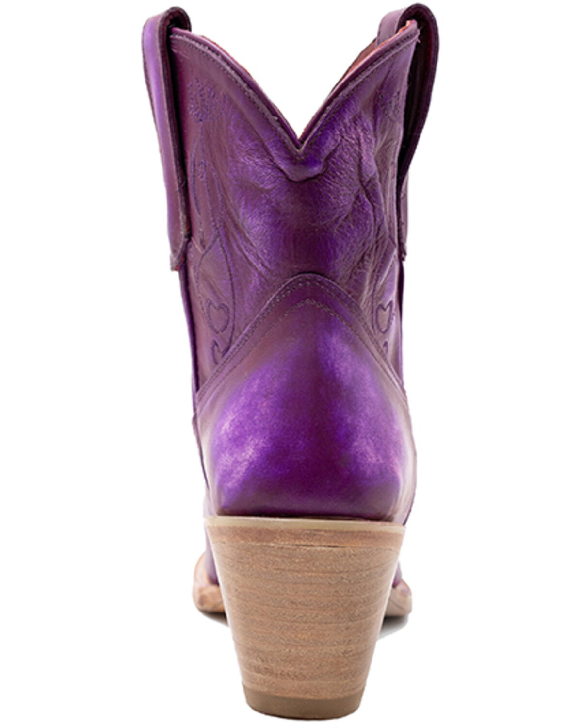 Image #5 - Ferrini Women's Pixie Western Booties - Round Toe, Purple, hi-res