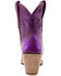 Image #5 - Ferrini Women's Pixie Western Booties - Round Toe, Purple, hi-res