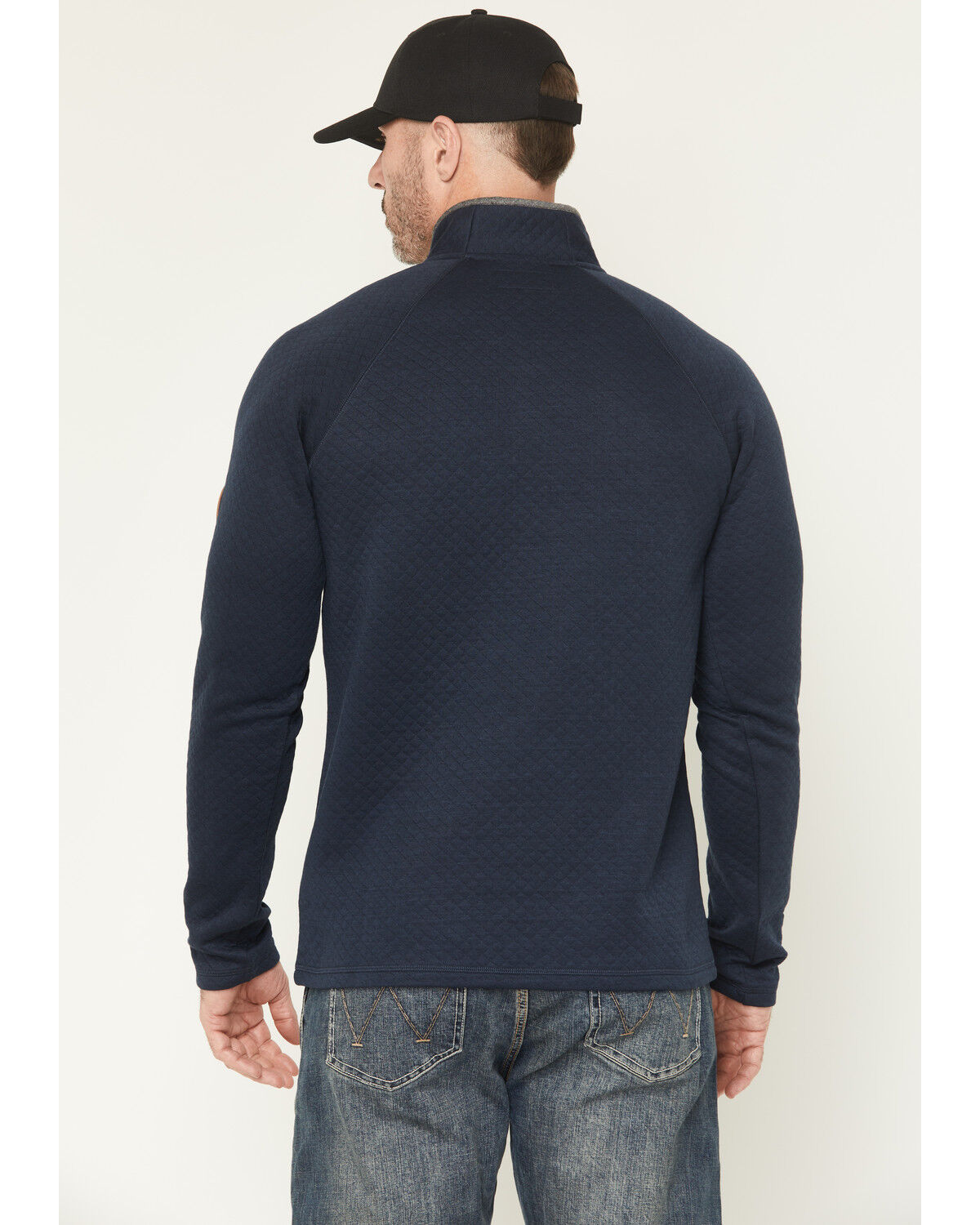 Image #4 - Brothers and Sons Men's Sherman Solid 1/4 Button-Down Pullover, Navy, hi-res