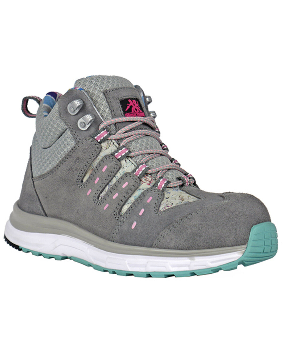Image #1 - Hoss Women's Trisha Work Boots - Composite Toe, Grey, hi-res