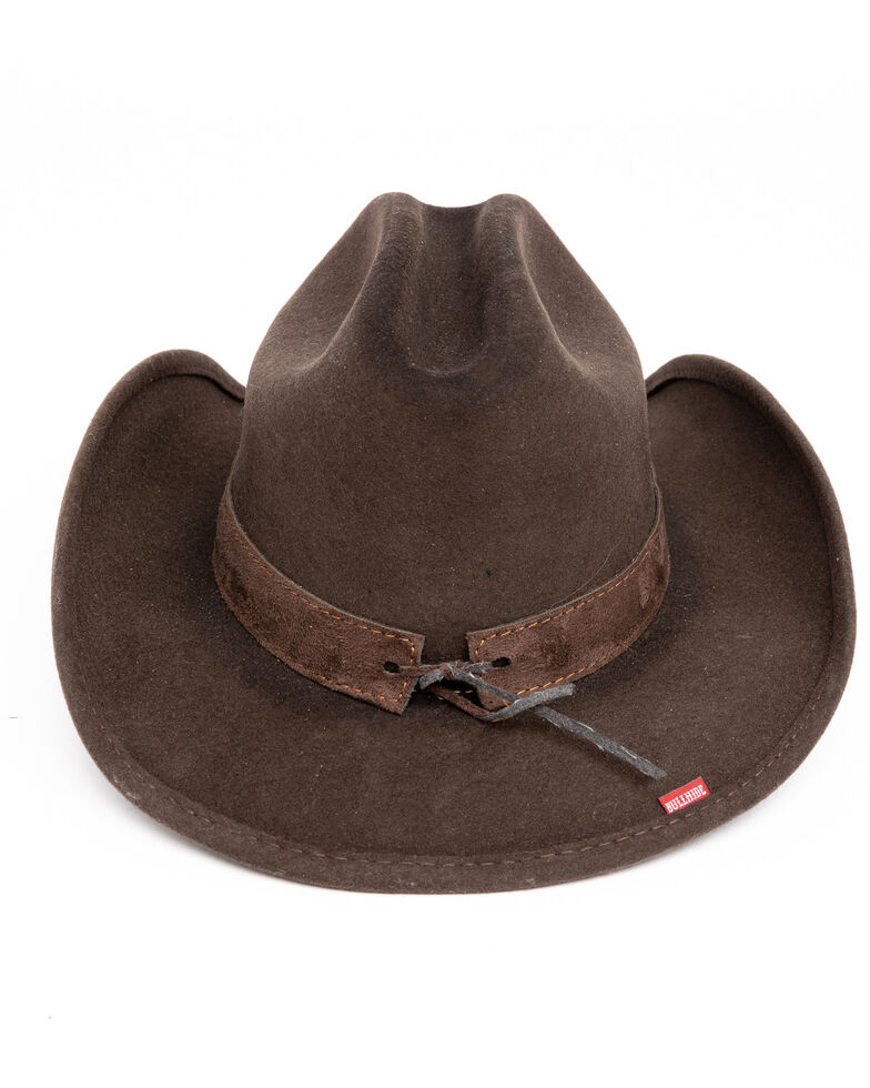 Bullhide Kids' Horsing Around Wool Cowboy Hat, Chocolate, hi-res