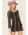 Image #1 - Sadie & Sage Women's Never Too Much Stripe Mini Dress, Black, hi-res