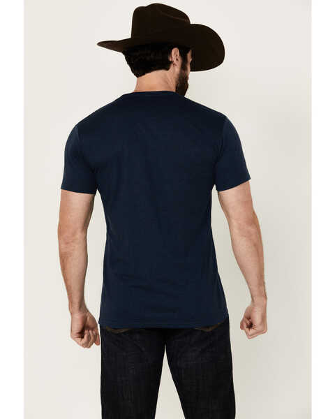 Image #4 - Cody James Men's Freedom Eagle Short Sleeve Graphic T-Shirt , Navy, hi-res