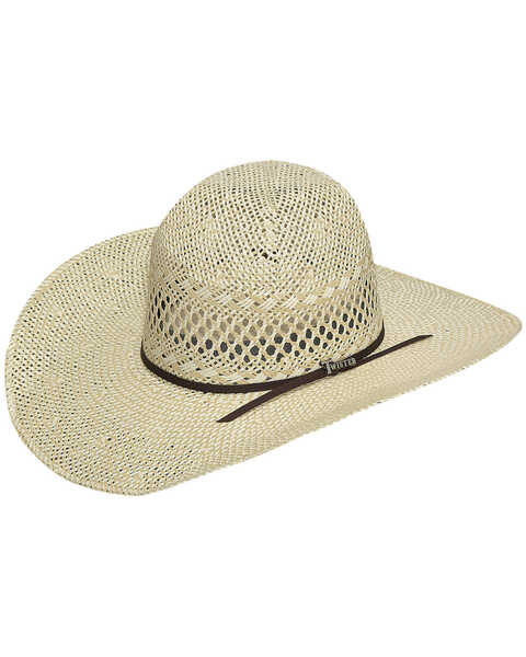 Twister Twisted Weave Straw Cowboy Hat, Natural, hi-res