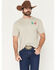 Image #2 - Cowboy Hardware Men's Mexico Cowboy Short Sleeve Graphic T-Shirt, Sand, hi-res
