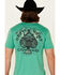 Cody James Men's Gettin' Bent Graphic Short Sleeve T-Shirt , Green, hi-res