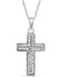Montana Silversmiths Women's Captured In The Faith Cross Necklace, Silver, hi-res