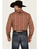 Image #4 - Roper Men's Plaid Print Long Sleeve Pearl Snap Western Shirt, Multi, hi-res