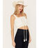 Image #2 - Shyanne Women's Tie-Front Sweater Tank, White, hi-res