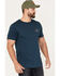 Brixton Men's Alpha Square Logo Graphic T-Shirt, Teal, hi-res