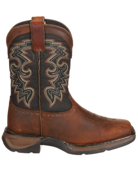 Image #2 - Durango Boys' Western Boots - Square Toe, Tan, hi-res