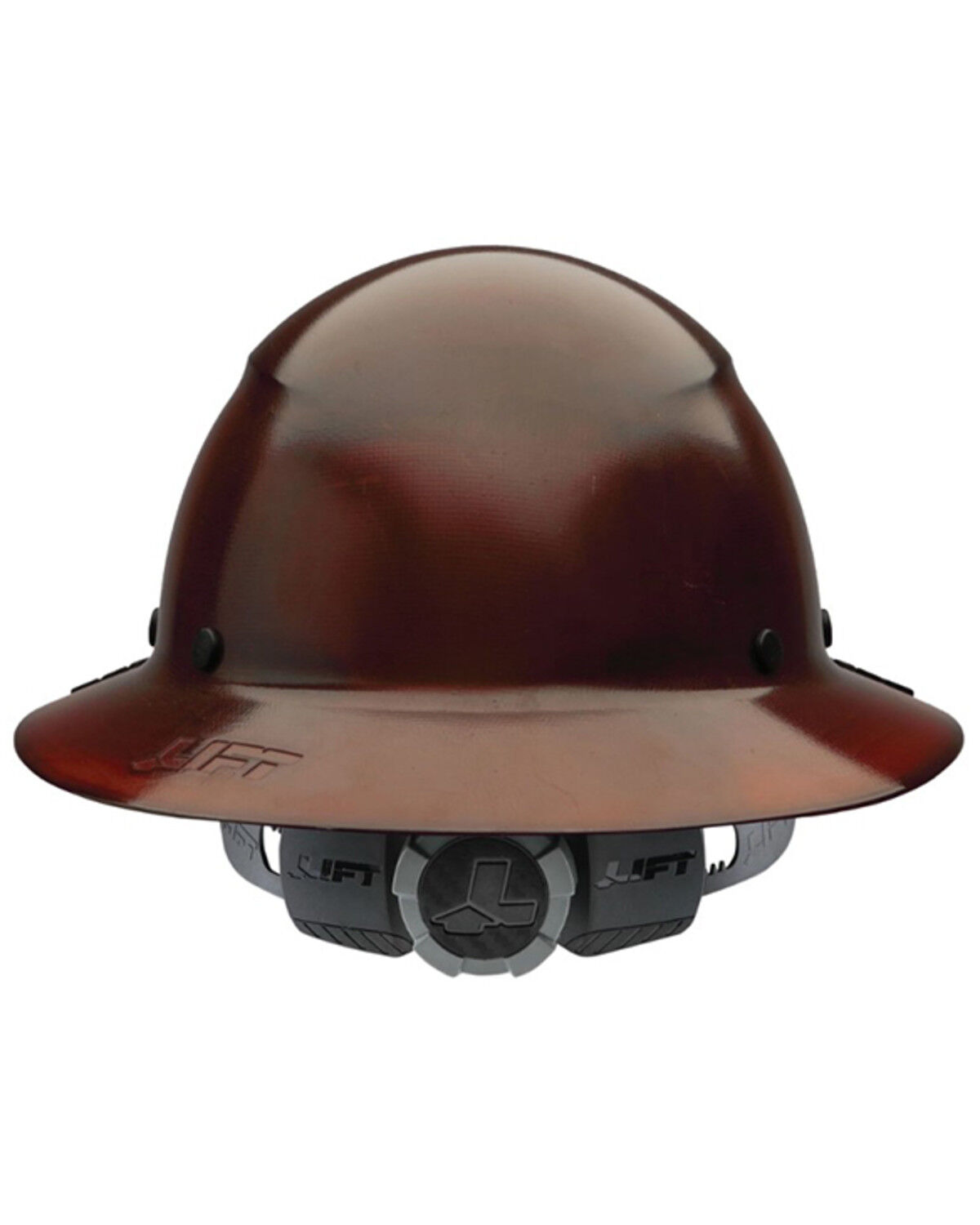 Image #3 - Lift Safety Dax Fiber Resin ANSI-G, TYPE 1 Full Brim Hard Hat, Brown, hi-res