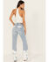Image #3 - Shyanne Women's Wild Indigo Light Wash Mid Rise Bootcut Jeans, Light Wash, hi-res