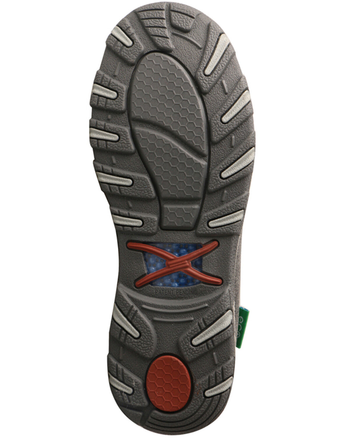 Image #6 - Twisted X Women's Silver CellStretch Boat Shoes - Moc Toe, Silver, hi-res