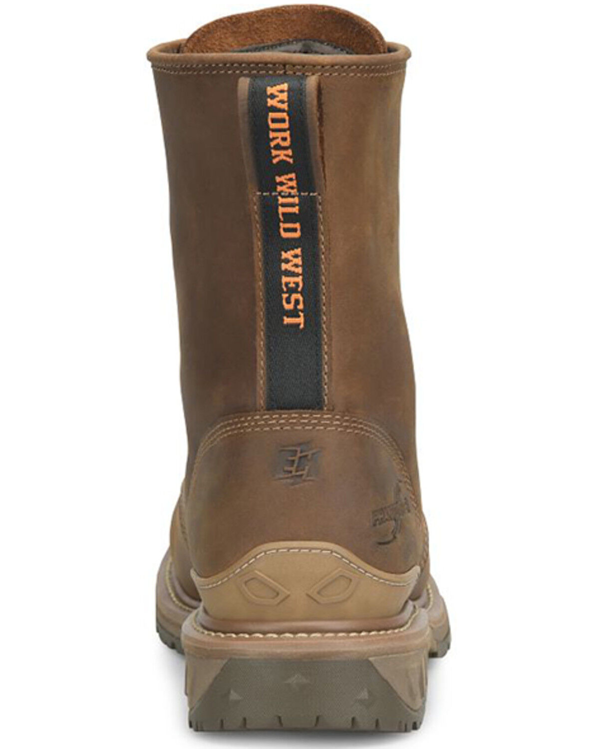 Image #5 - Double H Men's Dailor 8" Work Boots - Composite Toe, Brown, hi-res