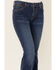 Image #2 - Wrangler Women's Aura Jennifer Dark Wash Bootcut Jeans , Blue, hi-res