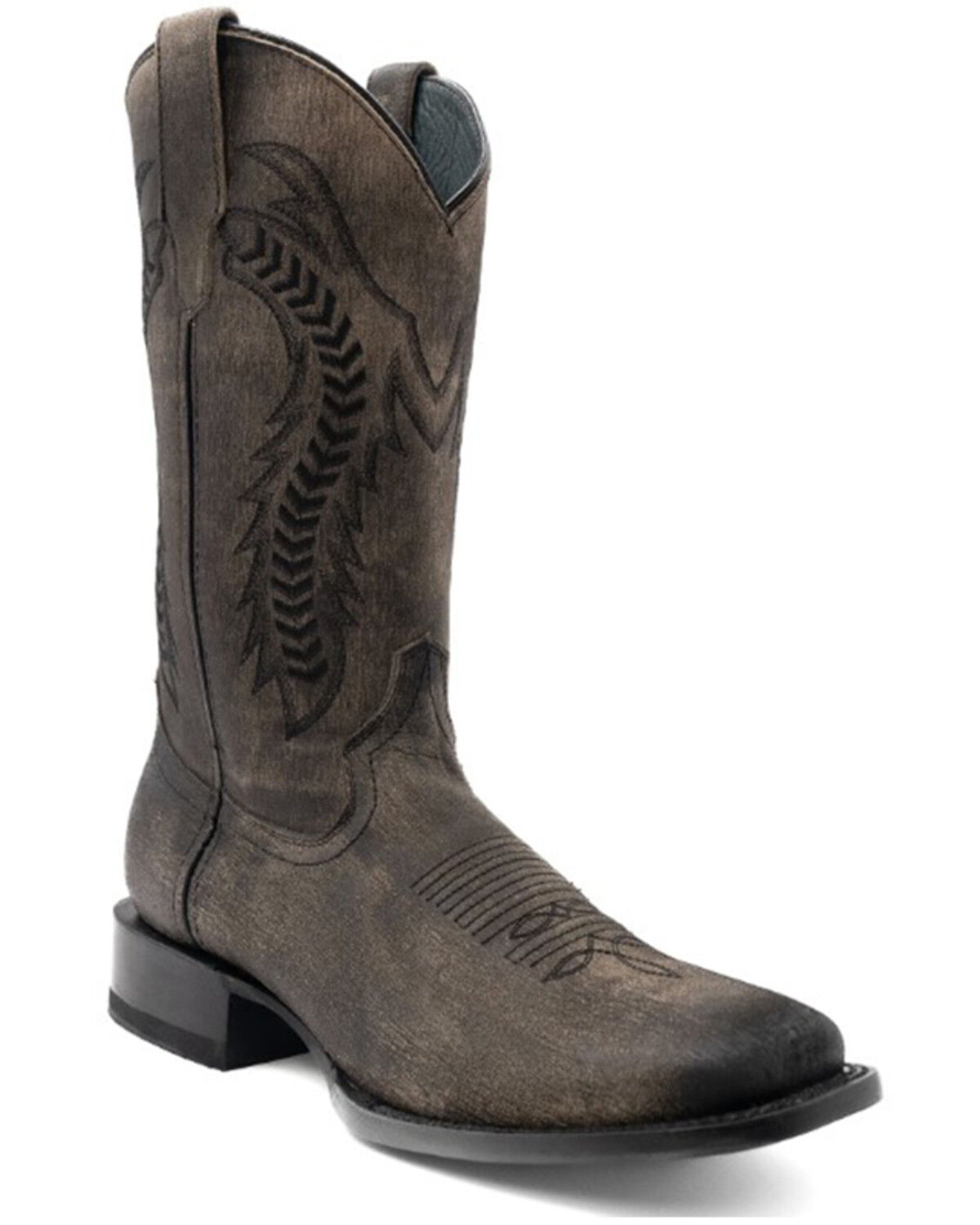 Image #1 - Ferrini Men's Ashton Tall Western Boots - Broad Square Toe, Brown, hi-res
