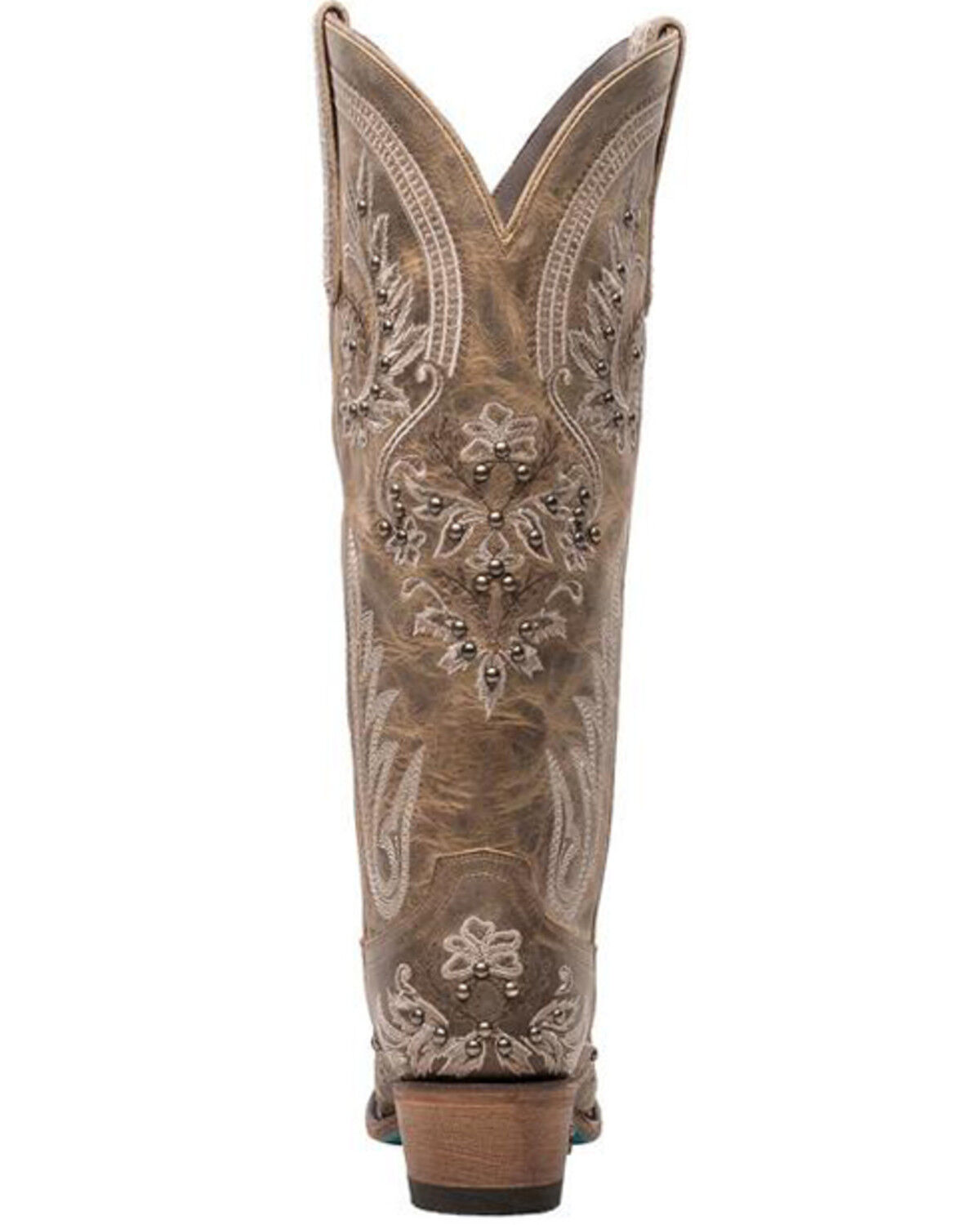 Image #4 - Lane Women's Santorini Western Boots - Snip Toe, Brown, hi-res