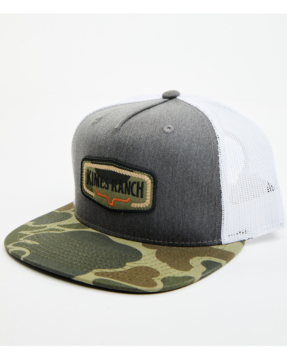 Image #1 - Kimes Ranch Men's Dodson Trucker Cap, Charcoal, hi-res