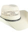 Image #1 - Cody James Bangora Straw Cowboy Hat, Natural, hi-res