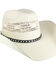 Cody James Men's Bangora Straw Cowboy Hat, Natural, hi-res