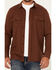Image #3 - Brothers and Sons Men's Kelcy Herringbone Long Sleeve Button-Down Western Shirt, Burgundy, hi-res