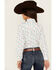 Image #4 - Ariat Girls' Steer Head Conversation Print Long Sleeve Snap Stretch Western Shirt , Multi, hi-res