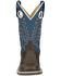 Image #4 - Smoky Mountain Little Boys' El Paso Western Boots - Broad Square Toe, Dark Brown, hi-res