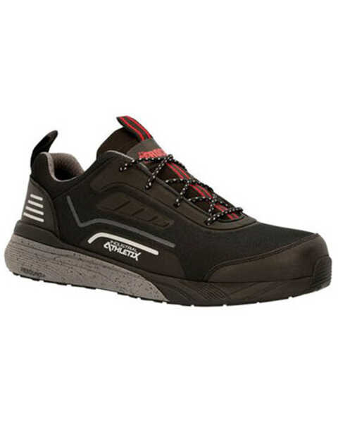 Rocky Men's Industrial Athletix Lo-Top Work Shoes - Composite Toe, Black, hi-res