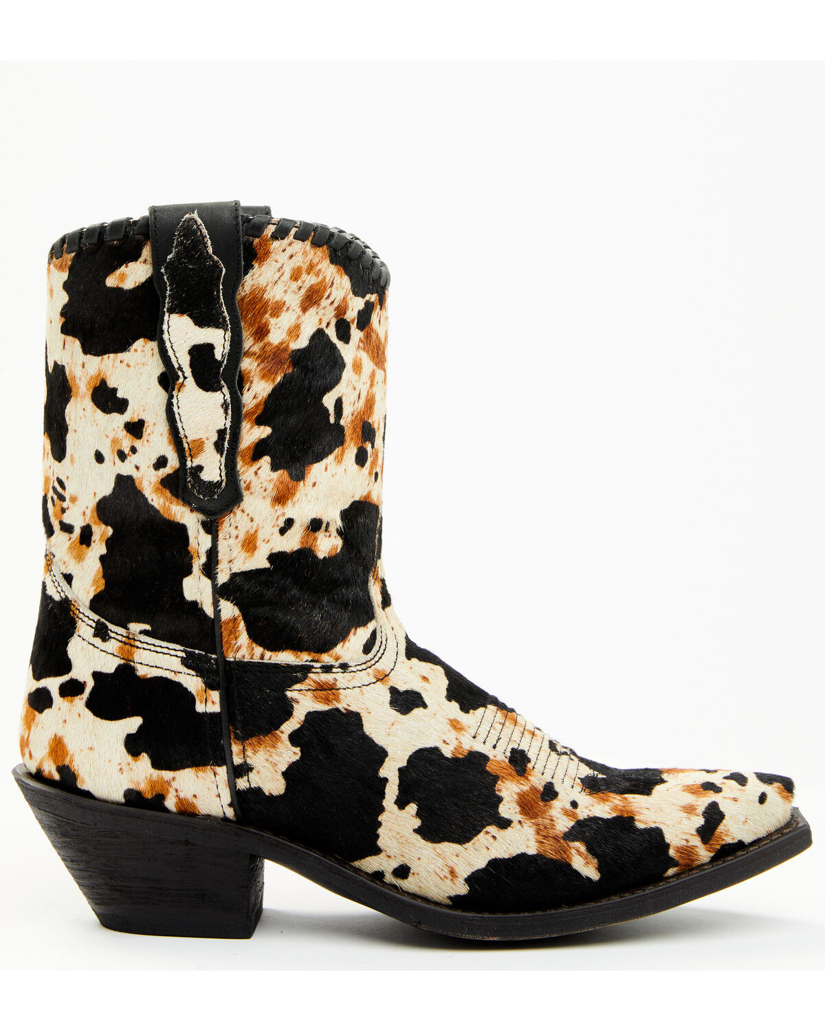 Image #2 - Laredo Women's Carleigh Hair On Hide Western Fashion Booties - Snip Toe, Multi, hi-res