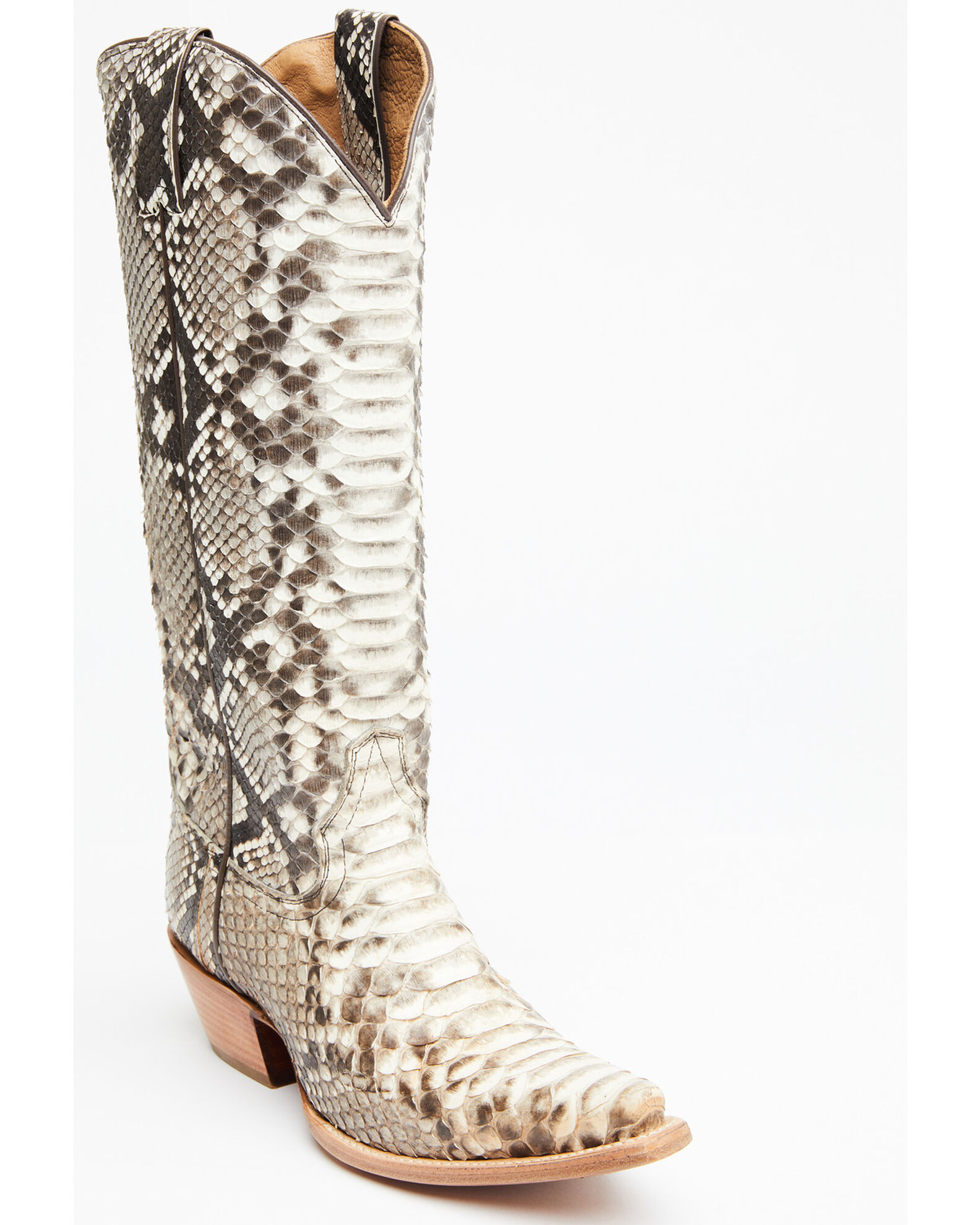 Women's python deals cowboy boots
