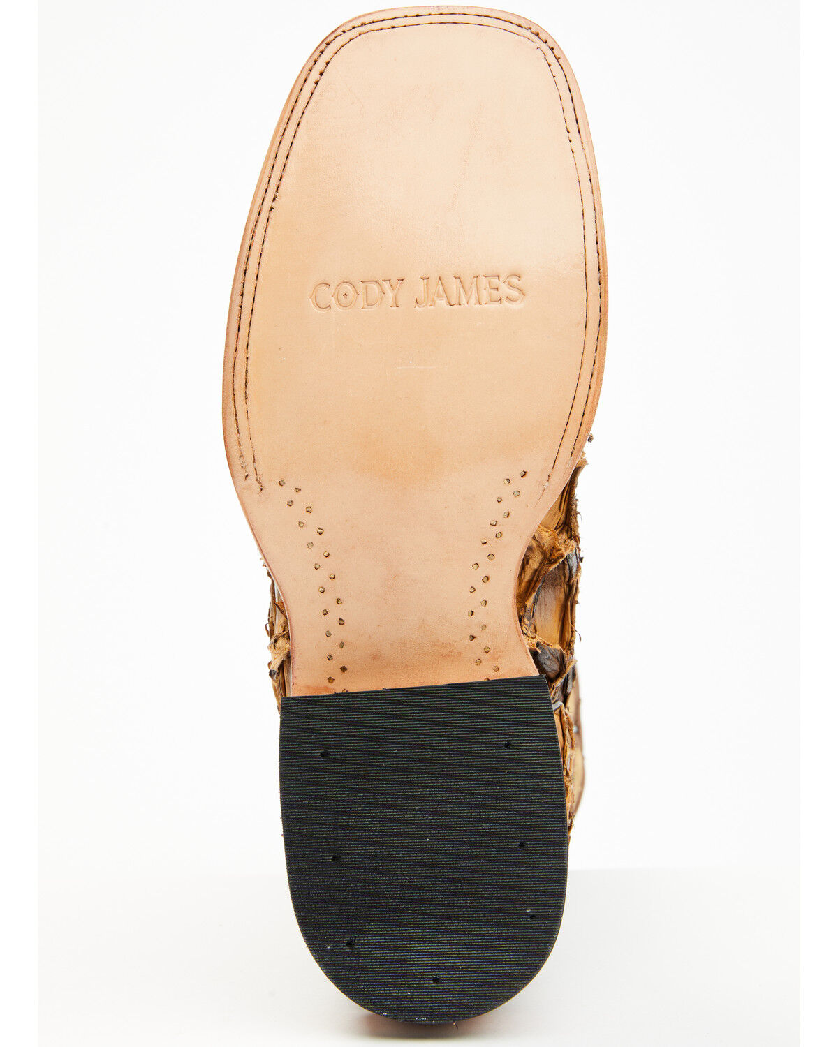 Image #7 - Cody James Men's Exotic Pirarucu Western Boots - Broad Square Toe, , hi-res