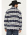 Image #4 - Hooey Men's Bear Southwestern Print Fleece 1/4 Zip Pullover, Navy, hi-res