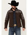 Image #1 - Hooey Men's Southwestern Print Softshell Jacket, Brown, hi-res