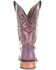 Image #4 - Corral Men's Chocolate Embroidery Western Boots - Broad Square Toe, Chocolate, hi-res