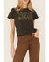 Image #3 - Blended Women's Western Graphic Tee, Charcoal, hi-res