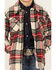 Image #3 - Fornia Boys' Winter Tartan Shirt Jacket, Red, hi-res