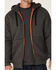 Image #3 - Hawx Men's Charcoal Sherpa-Lined Zip-Front Hooded Work Jacket, Charcoal, hi-res