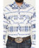 Image #3 - Rock & Roll Denim Men's Southwestern Print Long Sleeve Snap Stretch Western Shirt, White, hi-res