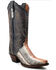 Image #1 - Dan Post Women's Zacatecas Exotic Watersnake Western Boots - Snip Toe, Grey, hi-res