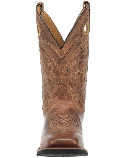 Image #5 - Laredo Men's Kane Western Boots - Broad Square Toe, Tan, hi-res