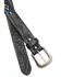 Cody James Men's Southwestern Billet Western Belt, Black/blue, hi-res