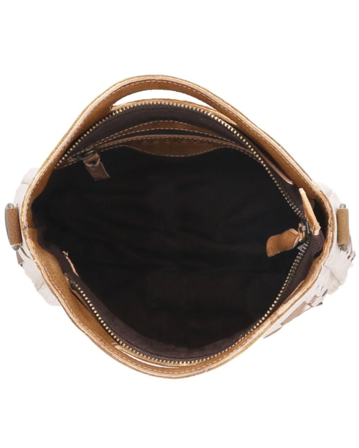 Image #4 - Bed Stu Women's Keiki Woven Crossbody Bag, Caramel, hi-res