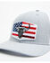 Image #2 - Salty Rodeo Men's Liberty Trucker Cap , Grey, hi-res