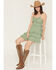 Image #1 - Ash & Violet Women's Sleeveless Tiered Ruffle Mini Dress, Sage, hi-res