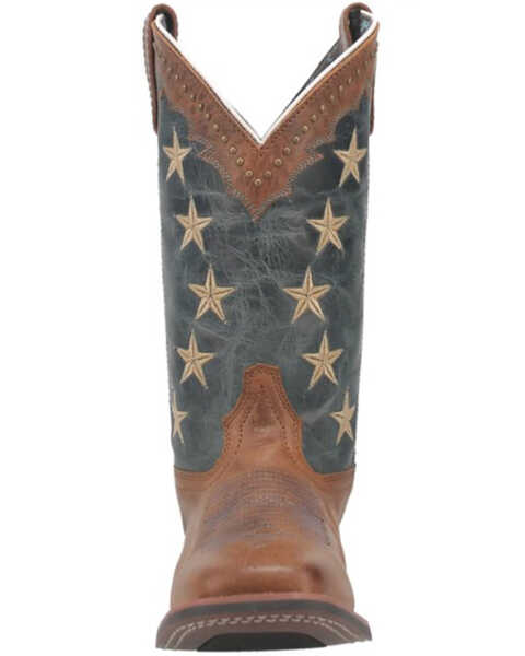 Image #4 - Laredo Women's Early Star Western Performance Boots - Broad Square Toe, Tan, hi-res