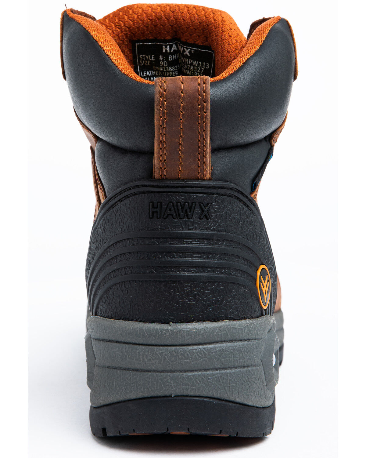 Image #5 - Hawx Men's 6" Lace-To-Toe Waterproof Work Boots - Composite Toe, Rust Copper, hi-res