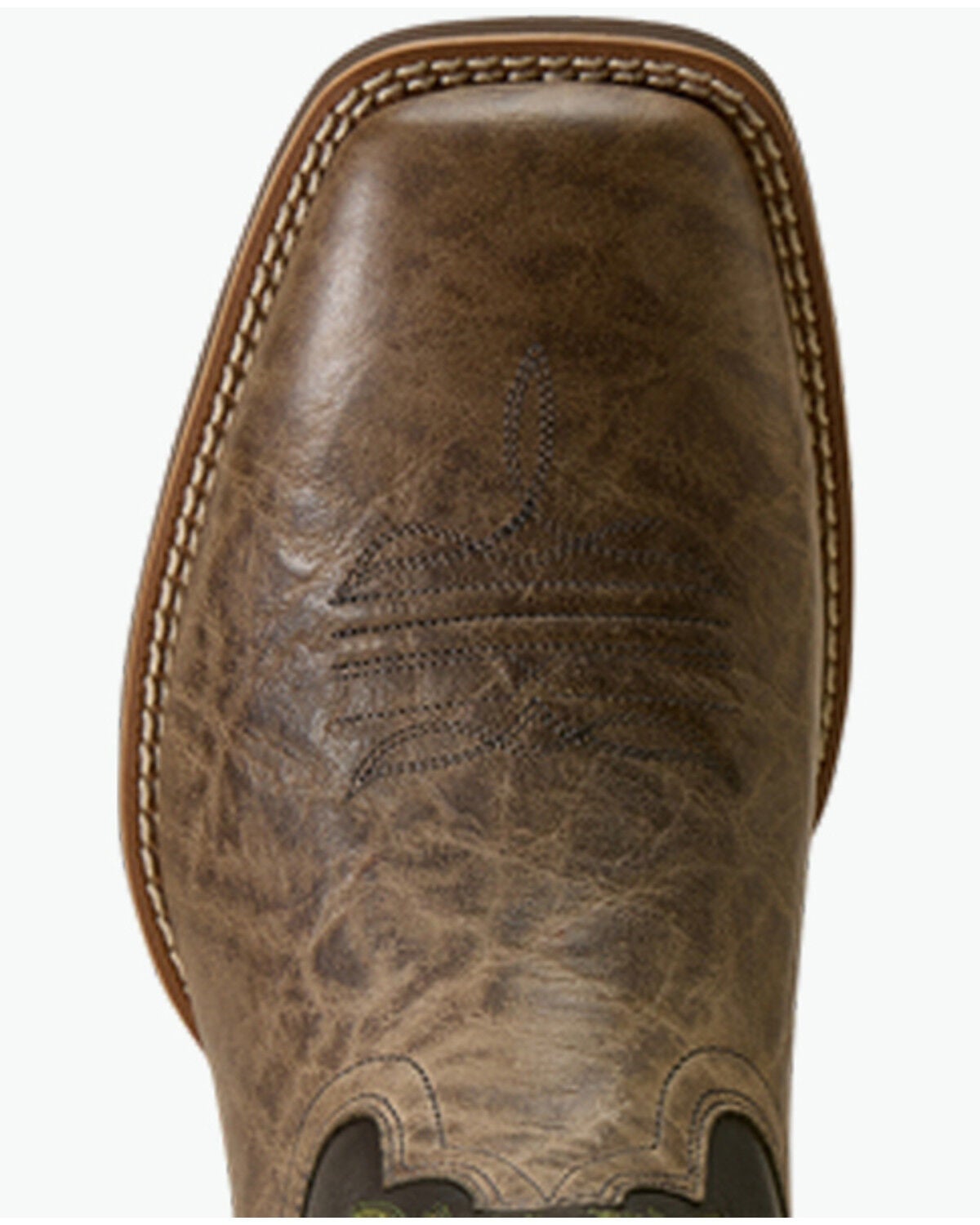 Image #4 - Ariat Men's Sport Colter Elephant Print Performance Boots - Broad Square Toe, Green, hi-res