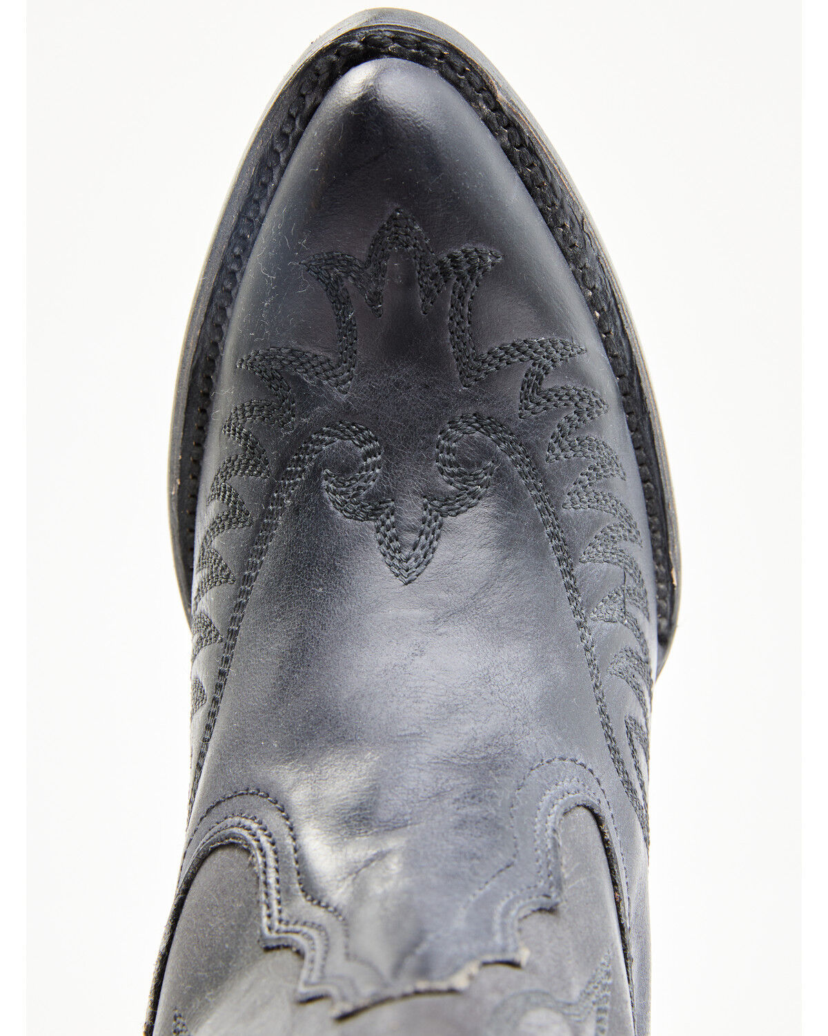 Image #6 - Corral Women's Embroidery Tall Western Boots - Round Toe, Black, hi-res